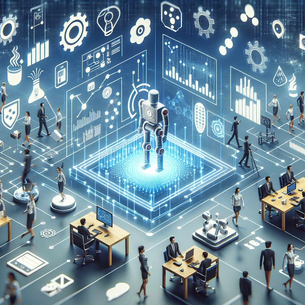 Illustration showing key concept visualization related to The Future of AI Automation in Business